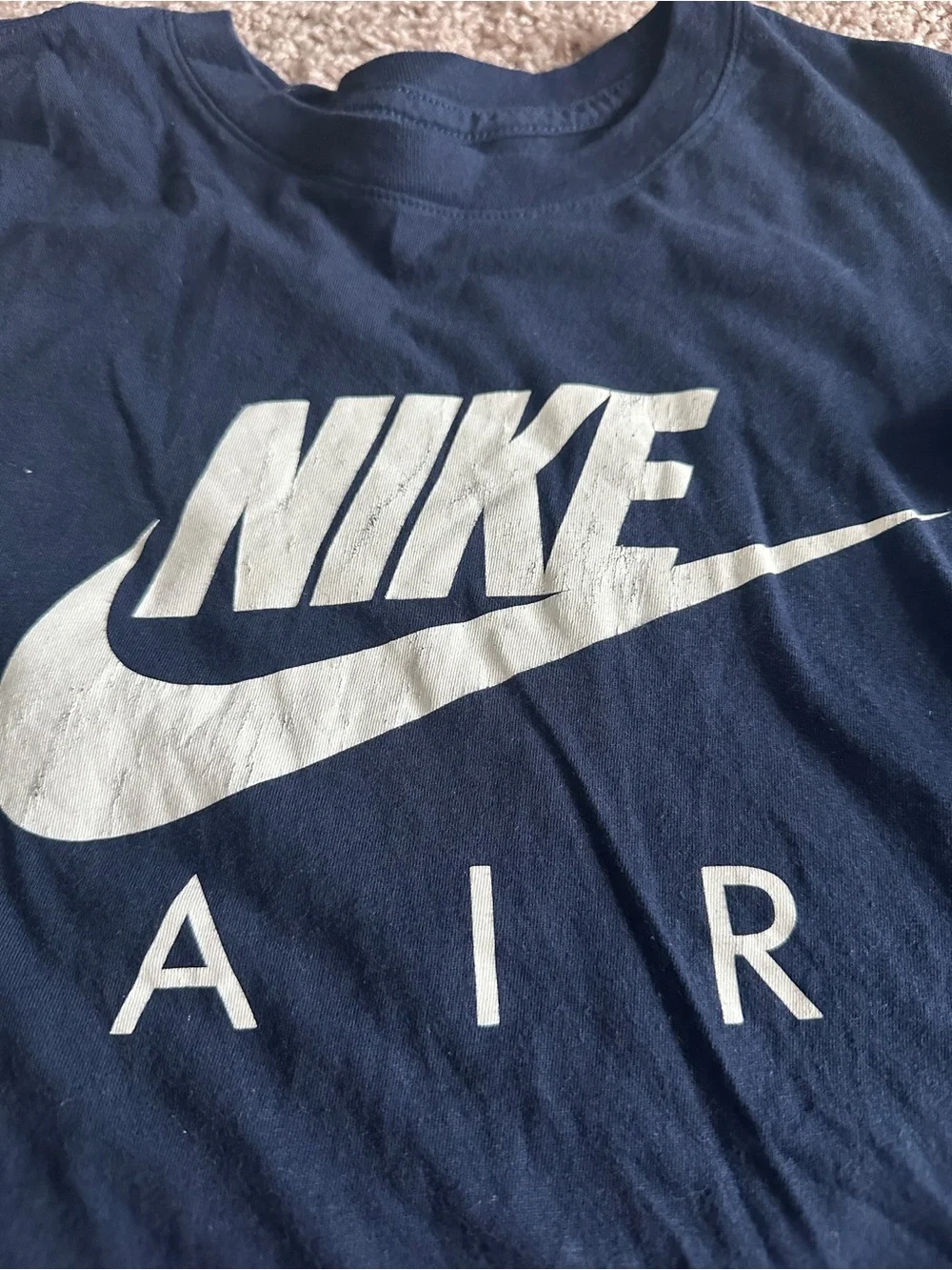 Nike Short Sleeve Air Logo Tees - Navy & Royal Blue